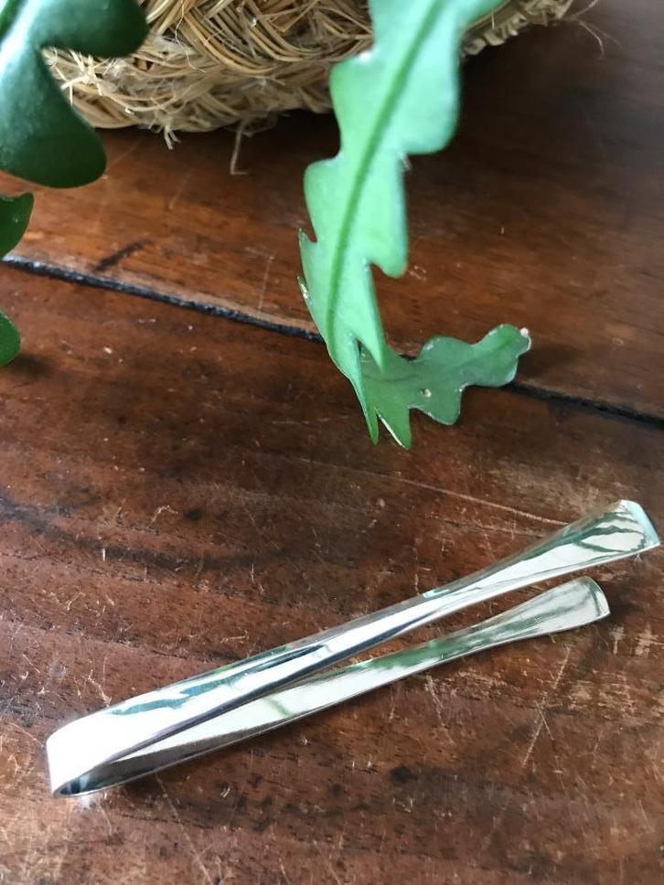 Oude echt zilveren suikerklontjestang / suikertang i.z.g.st., Antiek en Kunst, Antiek | Zilver en Goud, Zilver, Ophalen of Verzenden