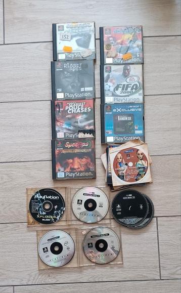 12 playstation 1 spelletjes + demo's, Games en Spelcomputers, Games | Sony PlayStation 1, Ophalen of Verzenden, Gebruikt