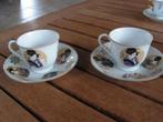 2 tasses chinoises anciennes + soucoupe., Enlèvement ou Envoi