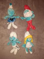 8€ voor 4 knufels smurfen, Verzamelen, Smurfen, Ophalen of Verzenden, Zo goed als nieuw