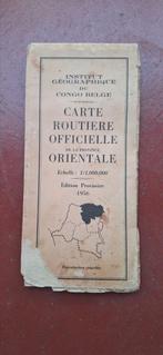 Carte routière Congo Belge 1956, Collections, Objets militaires | Général, Enlèvement
