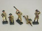 DURSO 5 SOLDATS BELGE NO LINEOL ELASTOLIN NB GJ, Collections, Jouets miniatures, Utilisé, Enlèvement ou Envoi