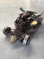 Formule1 Metalen Sculptuur Kunstwerk ' Kezanti ', Ophalen, Brons