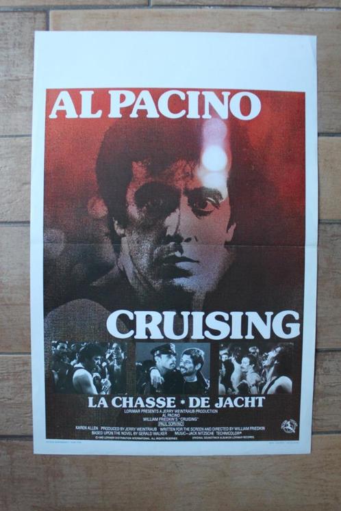 filmaffiche Al Pacino Cruising 1980 filmposter, Collections, Posters & Affiches, Comme neuf, Cinéma et TV, A1 jusqu'à A3, Rectangulaire vertical