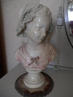 buste / borstbeeld meisje Grinam Niam Paris, Antiek en Kunst, Curiosa en Brocante, Ophalen of Verzenden