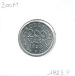 Duitsland, 200 Mark 1923 F., Postzegels en Munten, Ophalen of Verzenden, Duitsland, Losse munt