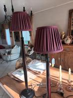 Tafellamp judeco , 2 grote stijlvolle lampen , prachtstuks, Enlèvement ou Envoi, Comme neuf, Tissus