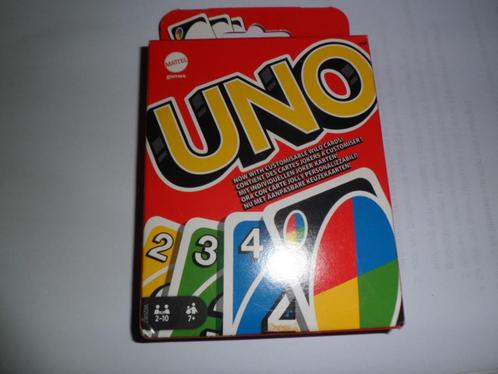 UNO kaartspel van Mattel volledig in verpakking(gesealed), Hobby en Vrije tijd, Gezelschapsspellen | Kaartspellen, Nieuw, Een of twee spelers