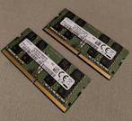 Mémoires Sodimm Samsung 16GB @ 3200AA 2Rx8 PC4 DDR4 Ram, Computers en Software, DDR4, Ophalen of Verzenden, Zo goed als nieuw