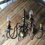 Lustre 6 bras en cuivre ou bronze lampes E14, Enlèvement ou Envoi