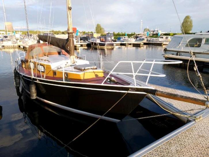 Stalen zeil-woonboot,oceaancruiser.L9m/2.80m/1.10, Watersport en Boten, Kajuitzeilboten en Zeiljachten, Staal, Diesel, Ophalen