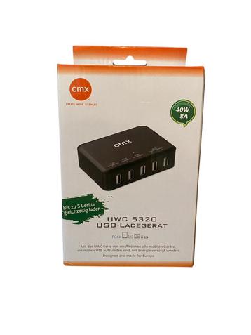 Chargeur mural USB 5 ports – 40W / 8A (CMX UWC-5320) beschikbaar voor biedingen