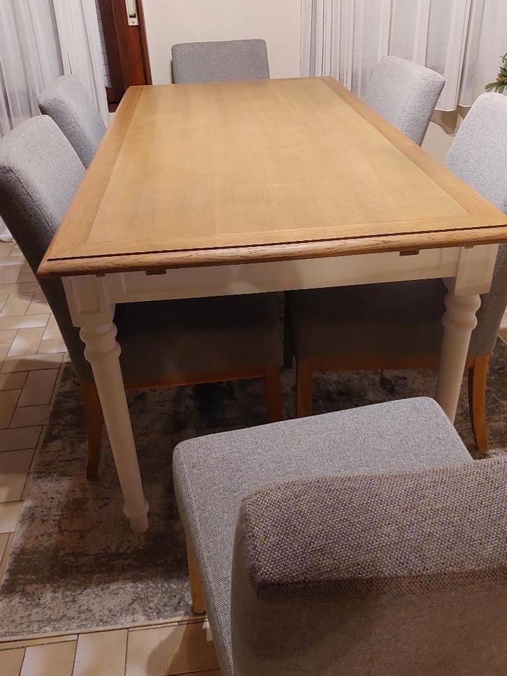 Eettafel, Huis en Inrichting, Tafels | Eettafels, Zo goed als nieuw, 50 tot 100 cm, 150 tot 200 cm, Vijf personen of meer, Rechthoekig