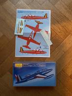 FOUGA CM.170 MAGISTER - RED DEVILS - LUCHTMACHT, Hobby en Vrije tijd, Modelbouw | Vliegtuigen en Helikopters, 1:72 tot 1:144, Verzenden