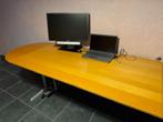 Bureau lichte eik (180 x 80), Huis en Inrichting, Bureaus, Ophalen, In hoogte verstelbaar, Gebruikt, Bureau