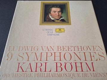 Beethoven / Böhm - 9 Symphonies Box 9 x Lp's Vinyl, 12 pouces, Enlèvement ou Envoi, Utilisé, Musique de chambre