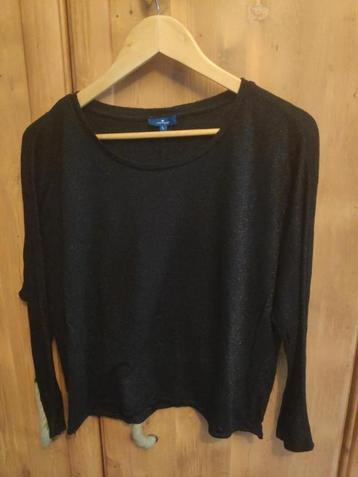 Pull Tom Tailor Large noir, Tom Tailor, Enlèvement ou Envoi, Comme neuf, Noir