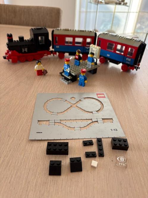 Lego 7715 vintage Push-Along passenger steam train met doos, Kinderen en Baby's, Speelgoed | Duplo en Lego, Gebruikt, Lego, Complete set