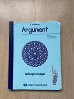 Argument Wiksunde boek, Ophalen of Verzenden, Gelezen, De Boeck
