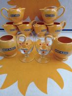 Ricard glazen 2 met 2 gele stenen kannetjes 15 CL, Nieuw, Ophalen of Verzenden, Gebruiksvoorwerp