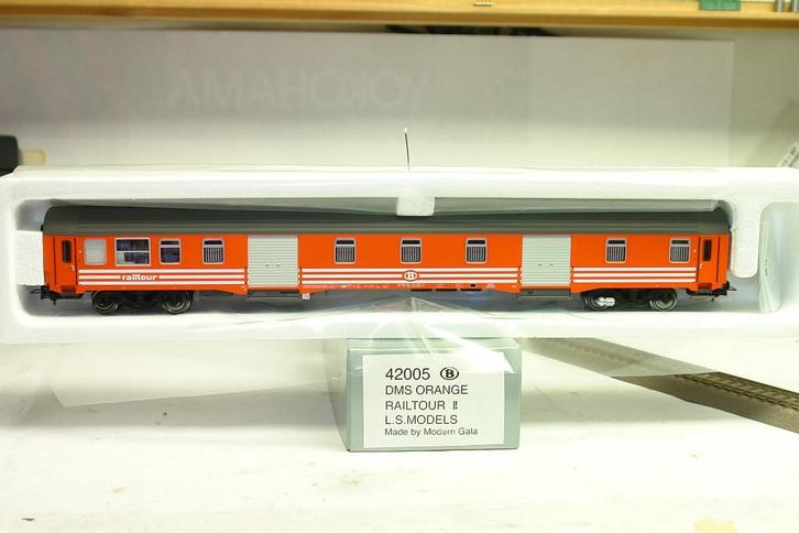 LS MODELS 42005 DMS ORANGE RAILTOUR II SNCB NMBS, Hobby en Vrije tijd, Modeltreinen | H0, Nieuw, Wagon, Gelijkstroom of Wisselstroom