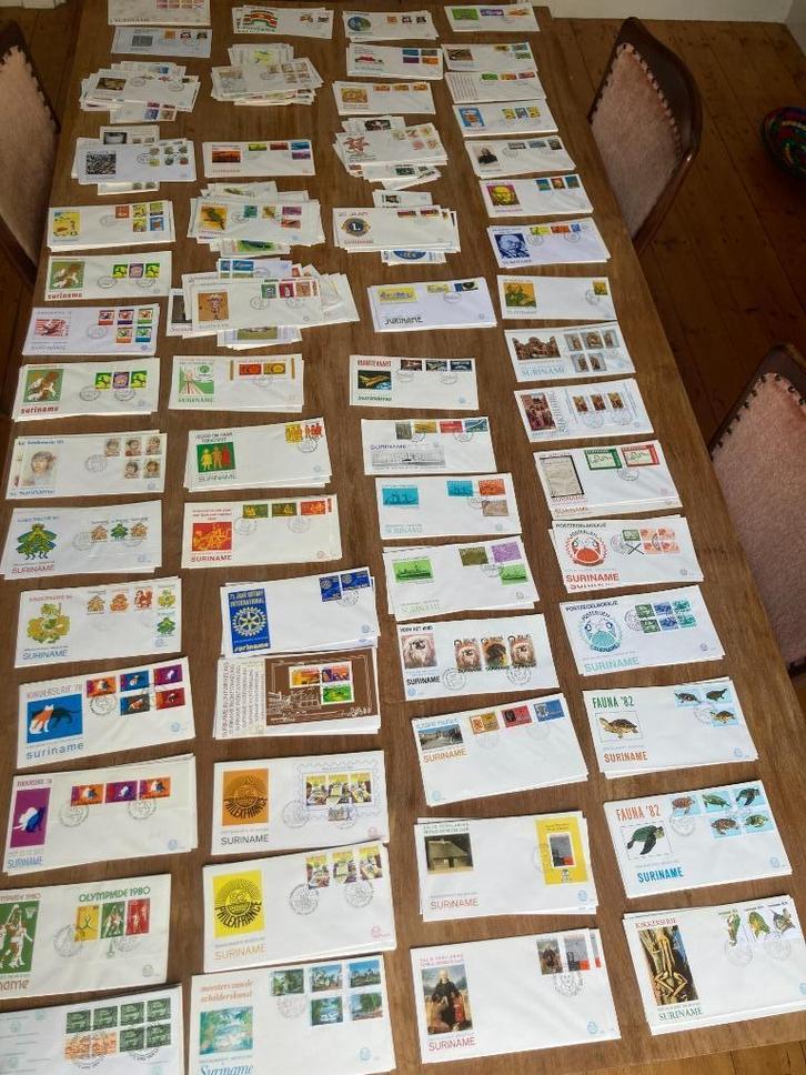 Grand lot de timbres surinamais (République du Suriname '70), Timbres & Monnaies, Timbres | Surinam, Affranchi, Enlèvement ou Envoi