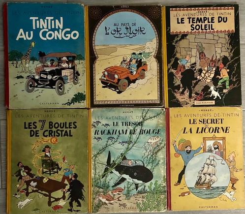 Belle collection Tintin + Jo & Zette Hergé  (E.O. et B1), Collections, Personnages de BD, Utilisé, Livre ou Jeu, Tintin