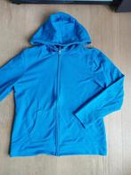 C&A : blauw turquoise vest met kap hoodie , mt L, Comme neuf, C&A, Autres types, Bleu