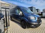 Ford Transit 2022 / Diesel / Automatisch /56.600km, Auto's, Ford, Automaat, Zwart, 4 cilinders, Blauw