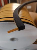 Tochtstrip zelfklevend zwart - BxH=12x15mm, Bricolage & Construction, Isolation & Étanchéité, Enlèvement ou Envoi, Neuf, Autres matériaux