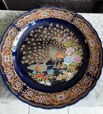 Grande assiette décorative chinoise- Motif paons, Ophalen