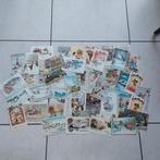 Groot lot vintage Kerst-en Nieuwjaarskaartjes + albumke, Divers, Cartes de voeux, Enlèvement ou Envoi