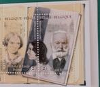 5 x 2 nouveaux timbres : Promenade littéraire Bruxelles, Envoi, Non oblitéré