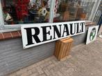 RENAULT emaille reclamebord XL, Verzamelen, Ophalen, Gebruikt, Reclamebord