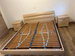 Slaapkamer voor 2 personen, kledingkast en nachtkastjes, Huis en Inrichting, Slaapkamer | Complete slaapkamers, Ophalen, Gebruikt