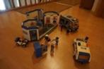 Poste de Police + Hopital Transportable Playmobil, Enfants & Bébés, Comme neuf, Ensemble complet, Enlèvement ou Envoi