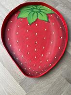 Dienblad aardbei papier mache, Ophalen of Verzenden