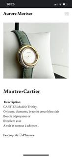 Cartier Trinity diamants, Handtassen en Accessoires, Horloges | Dames, Ophalen, Zo goed als nieuw