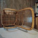 Vintage rotan zetel, Huis en Inrichting, Ophalen, Gebruikt, Eenpersoons, Minder dan 75 cm