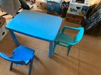 Tafel en 2 stoeltjes voor kindje, Kinderen en Baby's, Kinderkamer | Tafels en Stoelen, Ophalen, Gebruikt