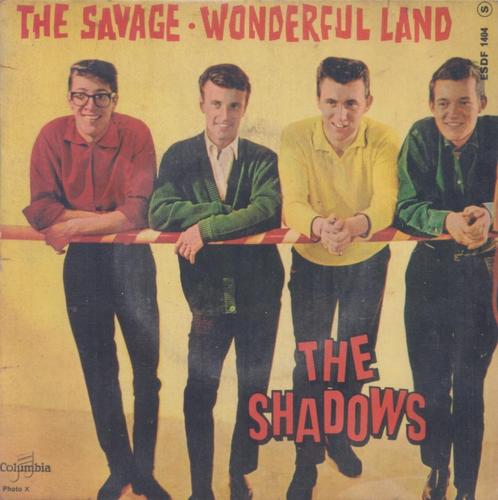 The Shadows – The Savage / Wonderful land + 2 – Single - EP, Cd's en Dvd's, Vinyl Singles, Gebruikt, EP, Pop, 7 inch, Ophalen of Verzenden