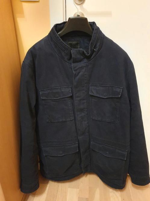 Winterjas voor heren, Kleding | Heren, Jassen | Winter, Zo goed als nieuw, Overige maten, Blauw, Ophalen of Verzenden