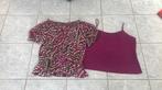 Topje met blouse maat L, Kleding | Dames, Blouses en Tunieken, Ophalen of Verzenden, Zo goed als nieuw