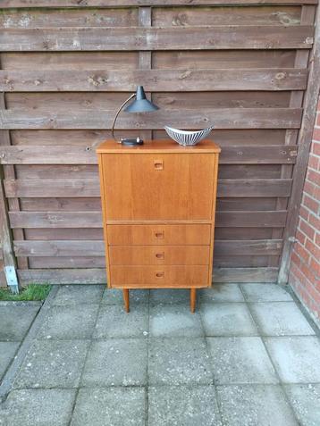 Meuble buffet commode scandinave vintage, Enlèvement, Comme neuf, Teck