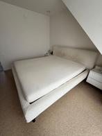 Bed 1,80 m 2.20 m, Crème, Comme neuf, Enlèvement, 180 cm