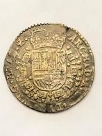 Munt zilver patagon Philips IIII Antwerpen jaartal 1655 mooi, Ophalen of Verzenden, België, Losse munt, Zilver