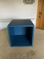 1 blauwe Ikea kastje 35x35 cm (bovenaan krasjes), Ophalen of Verzenden, Gebruikt, Minder dan 150 cm, Minder dan 100 cm