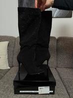 Kniehoge laarzen met strass, Kleding | Dames, Ophalen, Zo goed als nieuw, Zwart