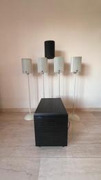 JAMO Omega surround speakers ( 5 ex ) + Subwoofer SW410, Audio, Tv en Foto, Gebruikt, 70 watt of meer, 5.1-systeem, Overige spelers