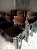 Vintage 'Gijs Van Der Sluis' stoelen, Maison & Meubles, Chaises, Métal, Vintage, Enlèvement, Cinq, Six Chaises ou plus